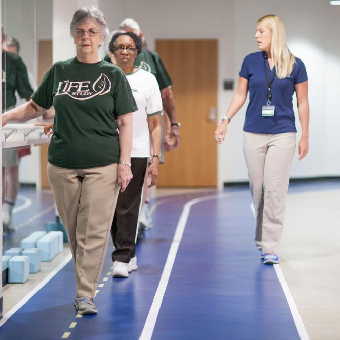 The LIFE study looks at the effects of physical activity on older adults. UF Health photo by Jesse S. Jones.