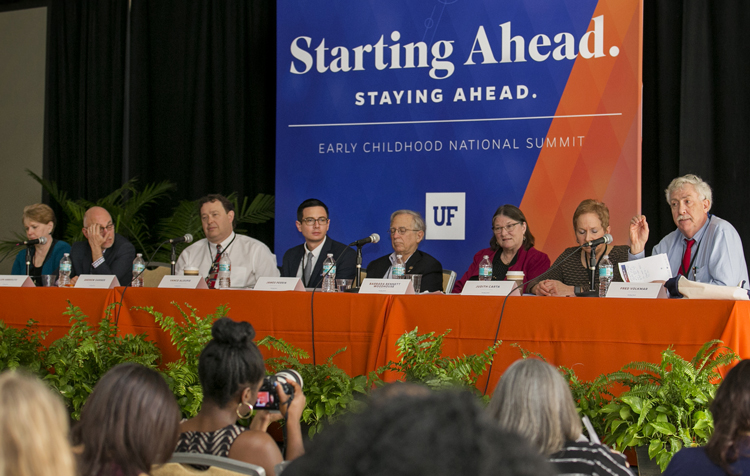 panelists at the UF early childhood summit