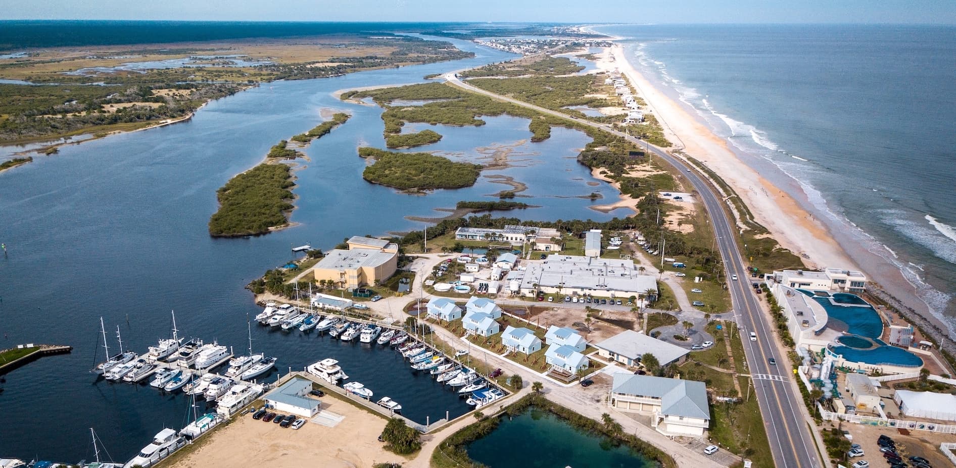 WHITNEY lab from the air