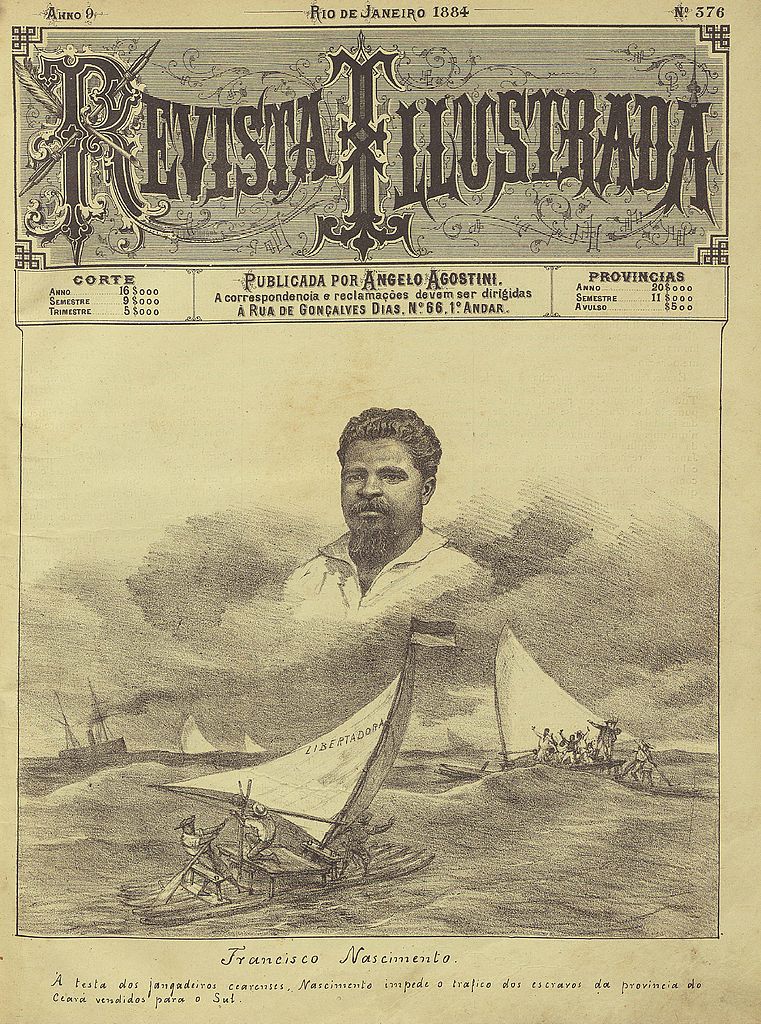 a magazine cover from 1884 with the Sea Dragon illustrated 