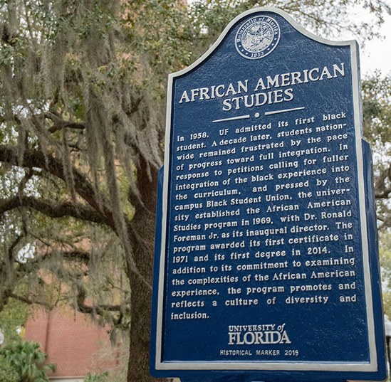 From one milestone to the next: African American studies at UF
