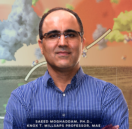 A portrait of Saeed Moghaddam, a UF researcher who developed a new membrane that can help with kidney dialysis