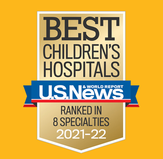 UF Health Shands Children’s Hospital is No. 1 in Florida, nationally ranked in eight medical specialties