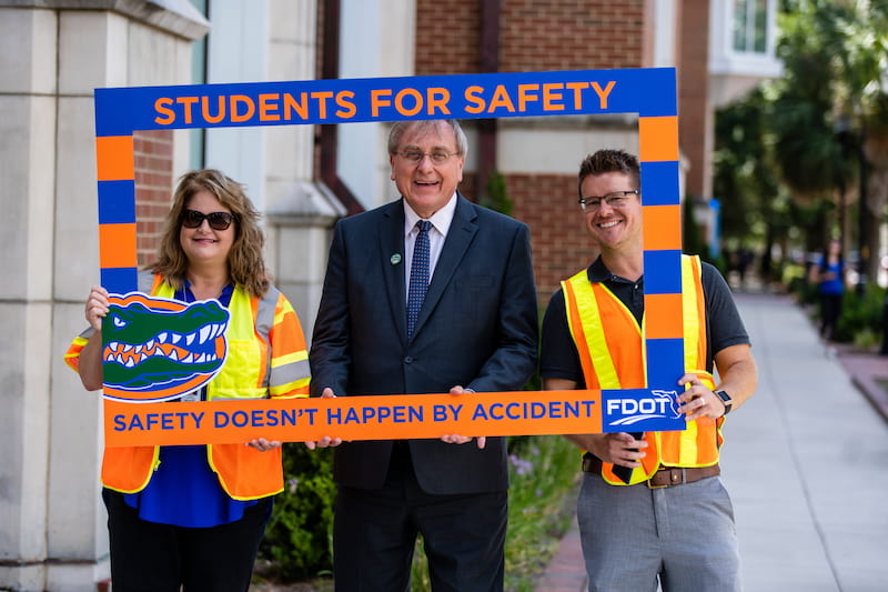 University of Florida and Florida Department of Transportation host traffic and pedestrian safety events on campus