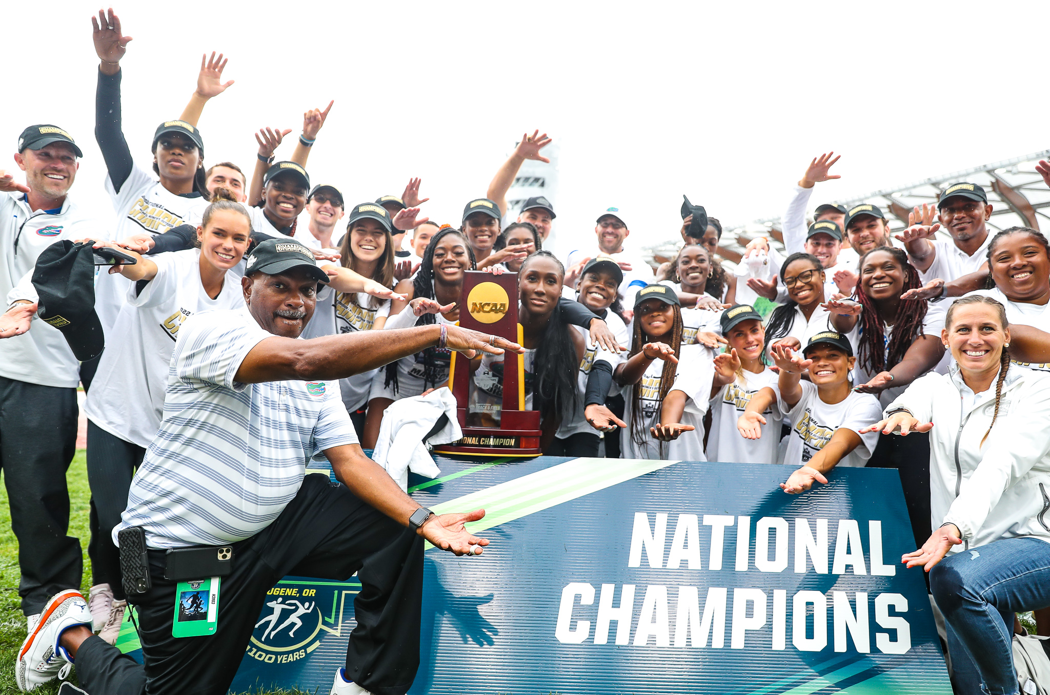 <p>The Florida women won four event titles enroute to their first NCAA Outdoor Championship in program history. Photo: UF Athletics</p>