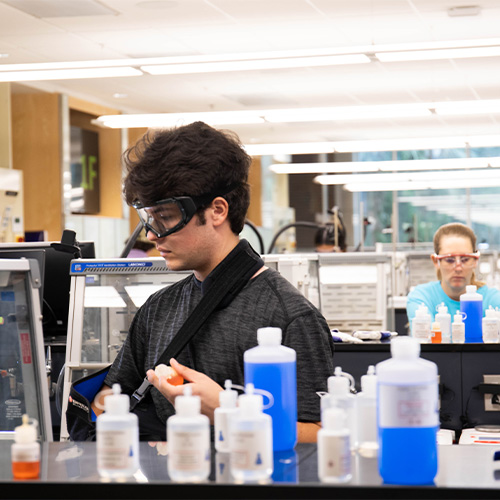 <p>A chemistry lab at the University of Florida. Photo: UF/Brianne Lehan</p>