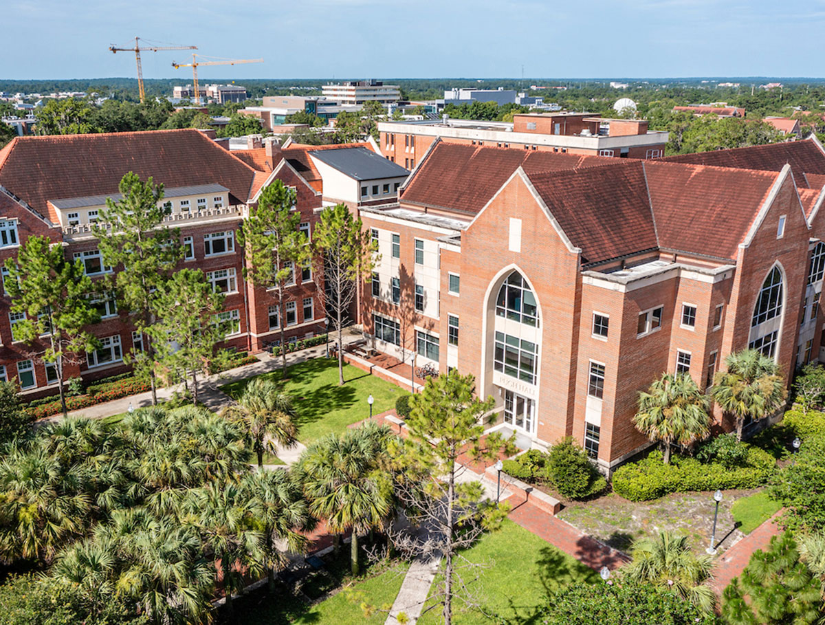 <p>Aerial view of the University of Florida campus. Photo credit: UF</p>