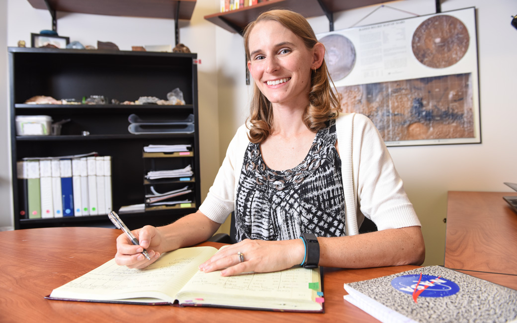 <p>Amy Williams, Ph.D., astrobiologist and assistant geology professor at UF</p>