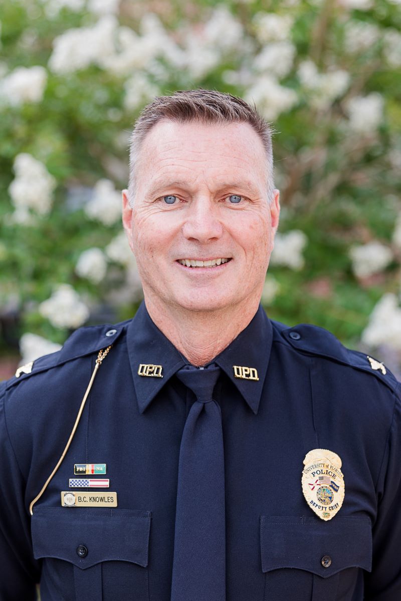 portrait of UF Deputy Police Chief Bart Knowles