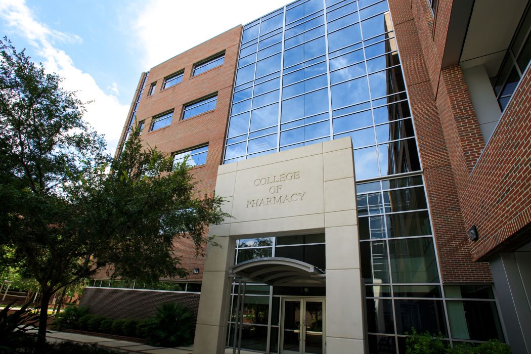 The University of Florida College of Pharmacy building