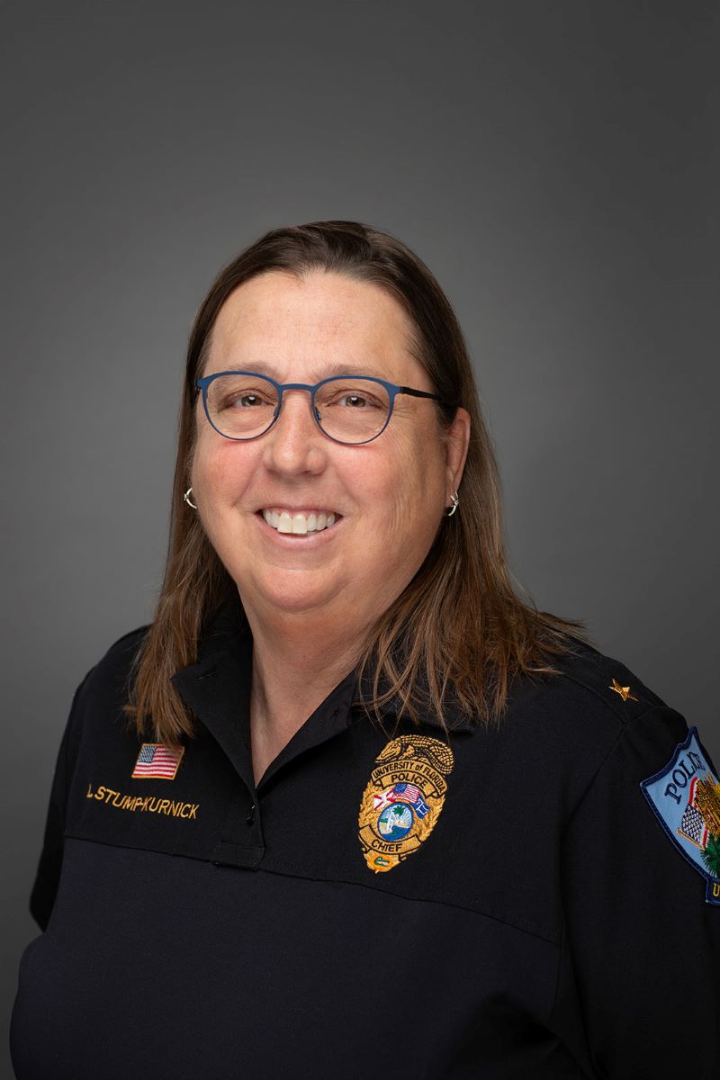 Portrait of UF Police chief Linda Stump Kurnick