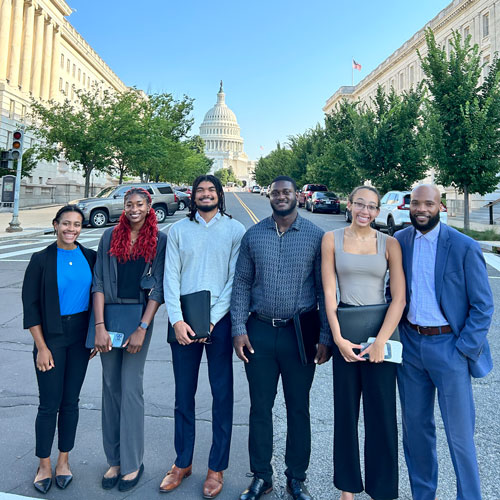 UF student athletes visit Washington