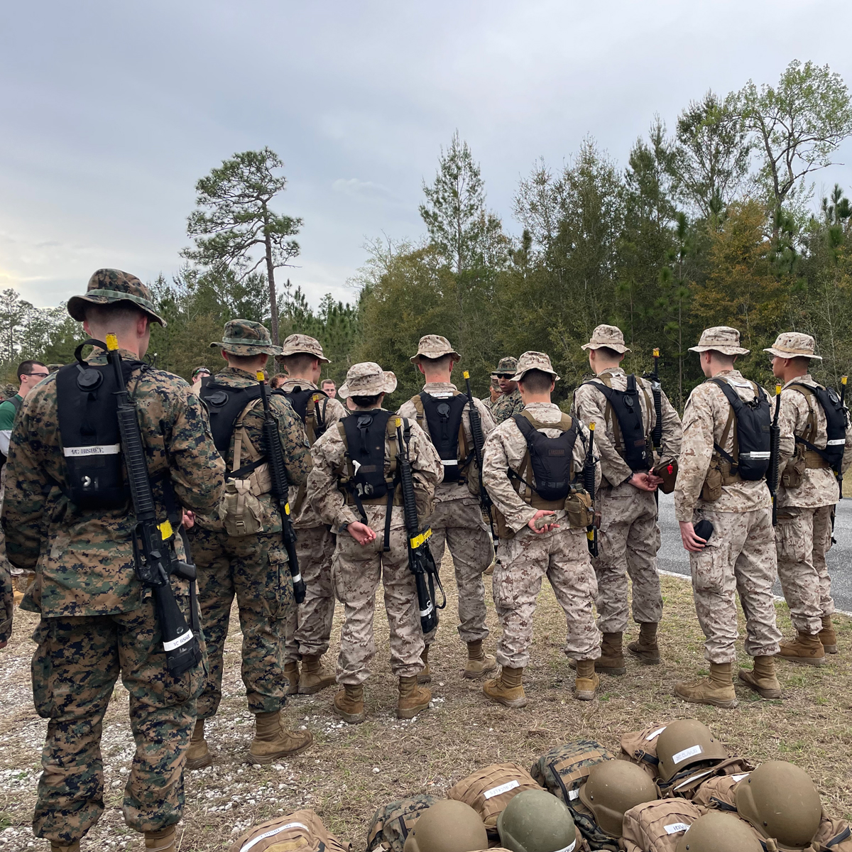 Students in UF's ROTC Program