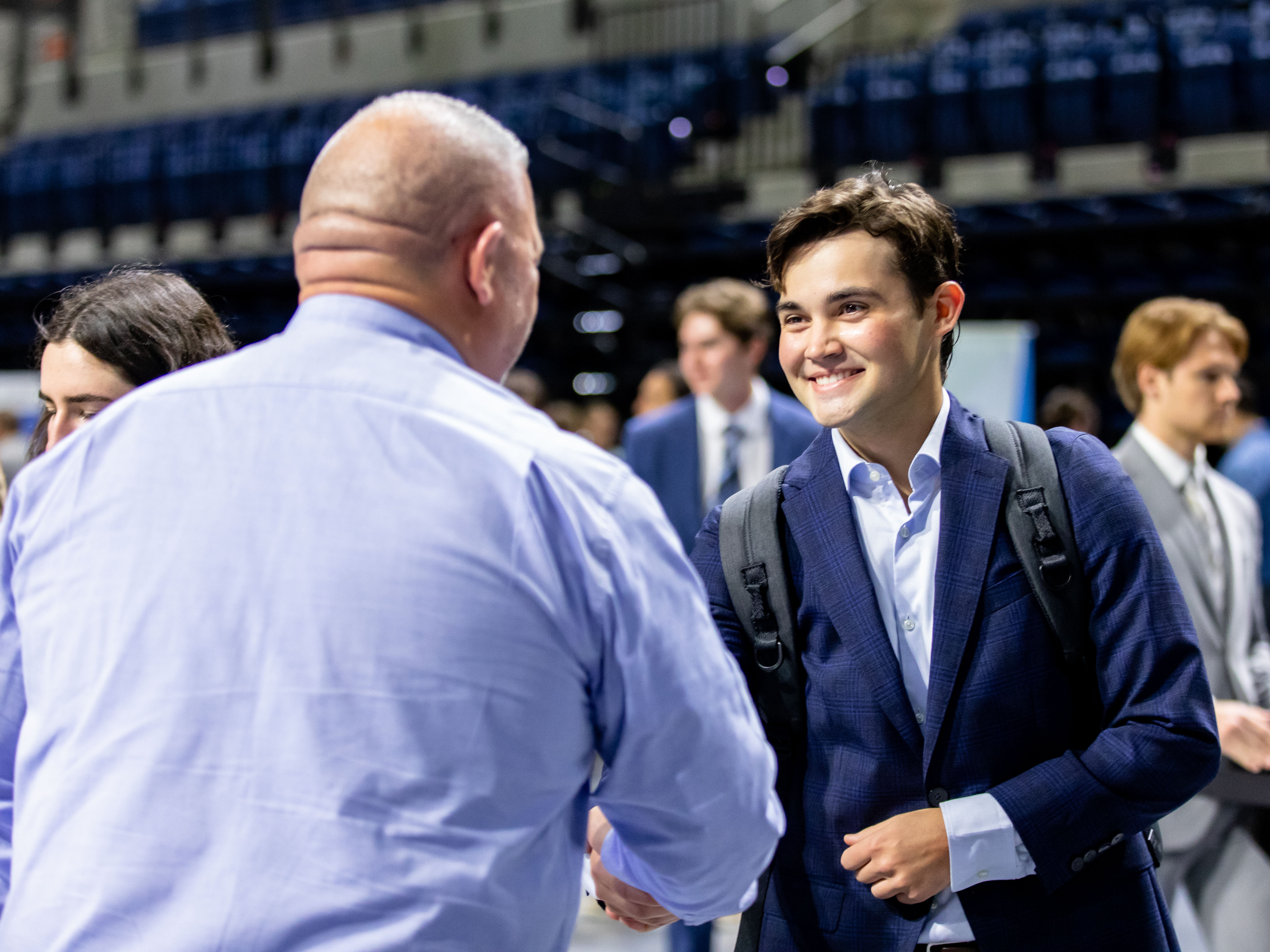 Students meet with employers at career showcase