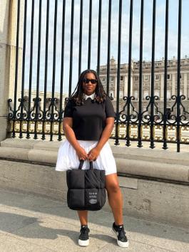 UF student Lillian Graves in Spain