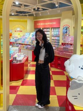 UF student Connie Huang in South Korea