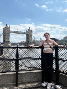 UF student Selena Schulz in London