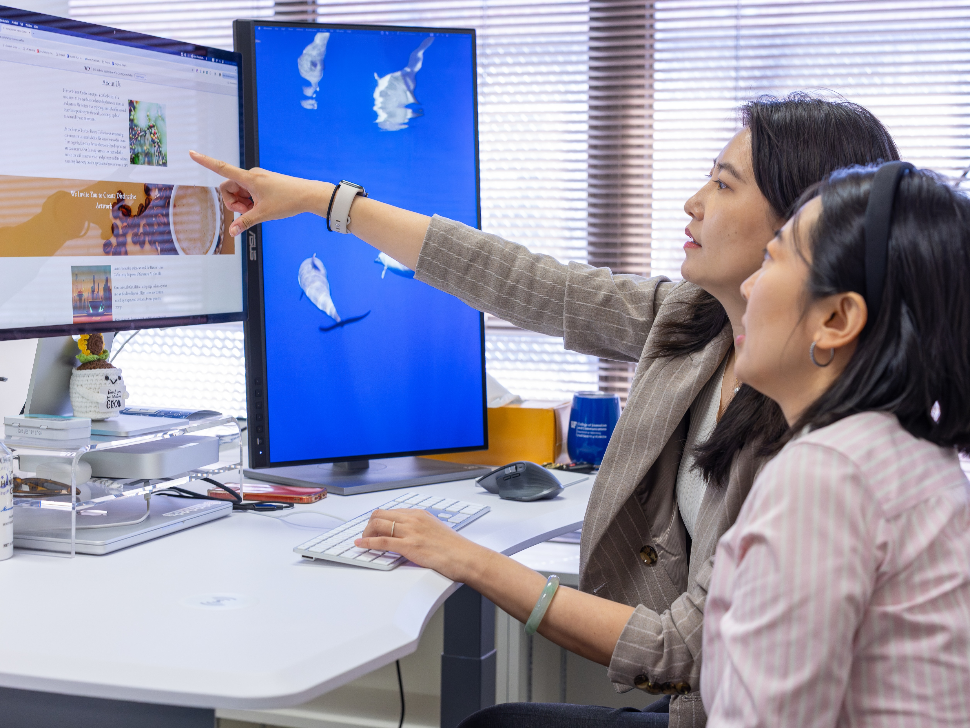 Researchers Yang Feng, Ph.D., and Yuan Sun, Ph.D., discuss generative AI and advertising