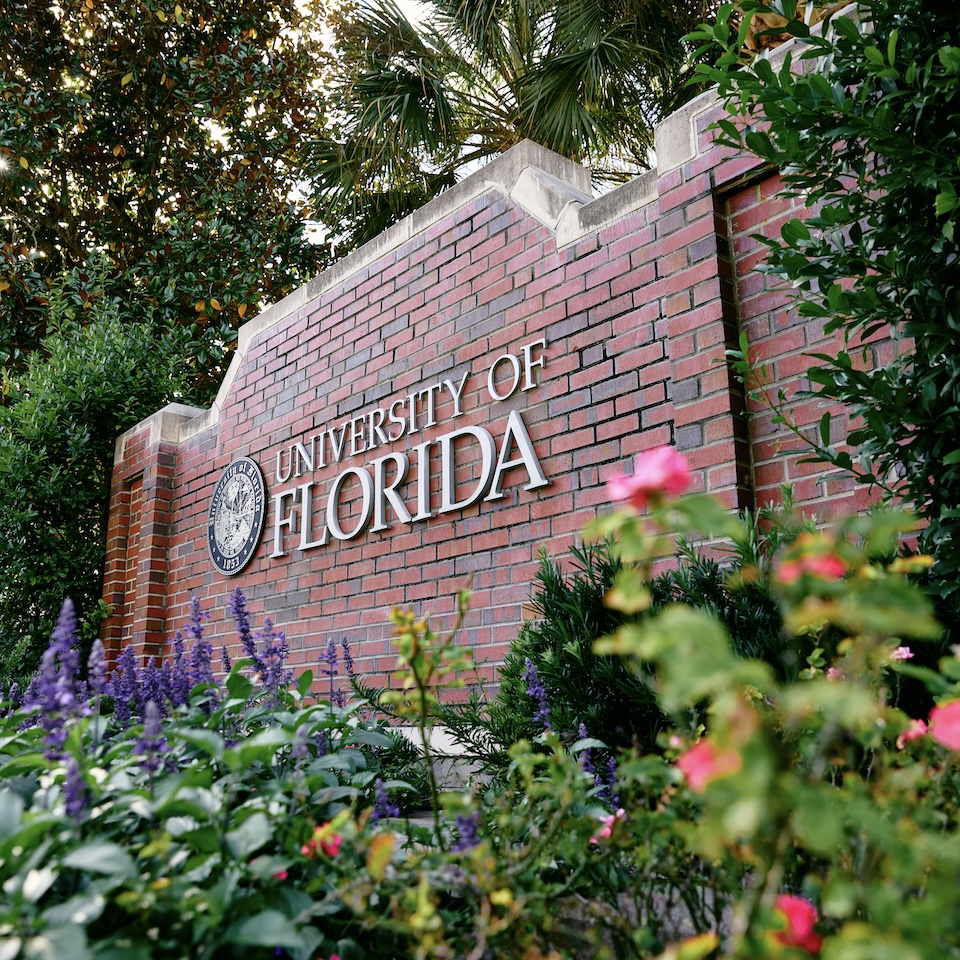 University of Florida sign
