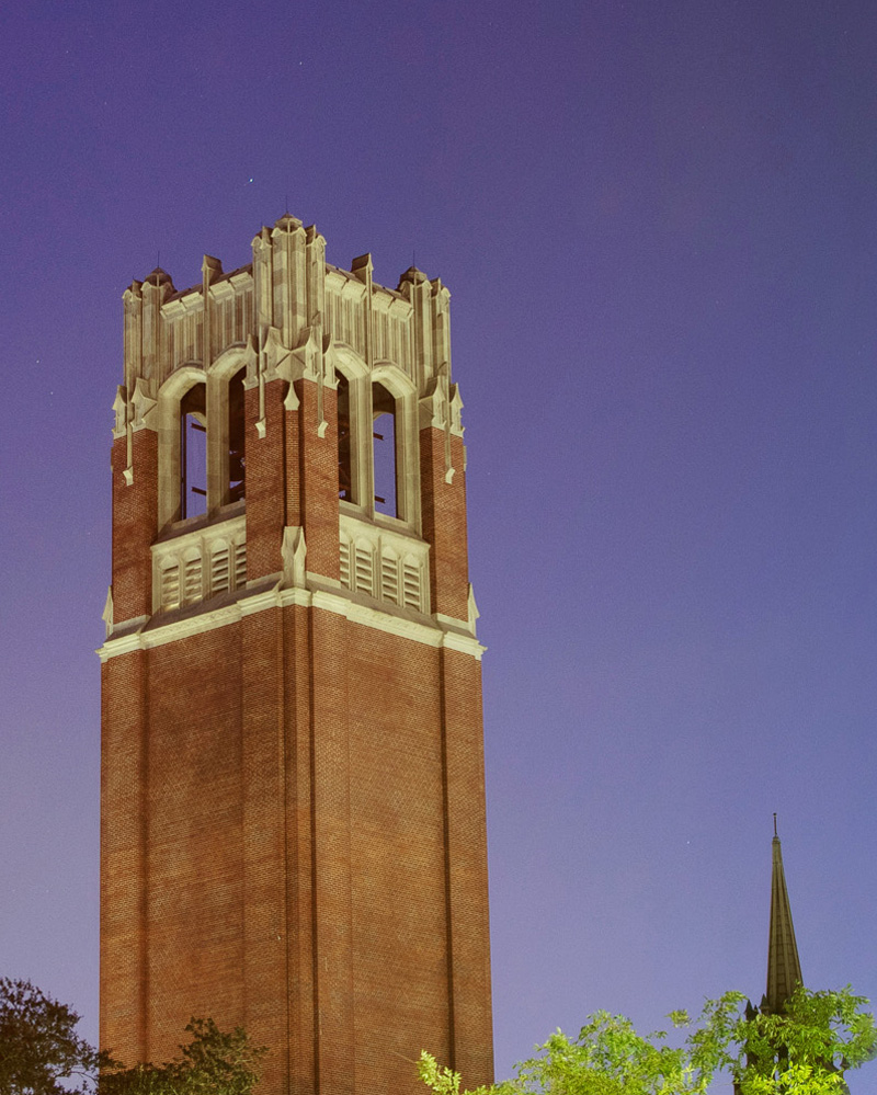 UF Century Tower at Night 